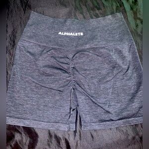 Black alphalete shorts